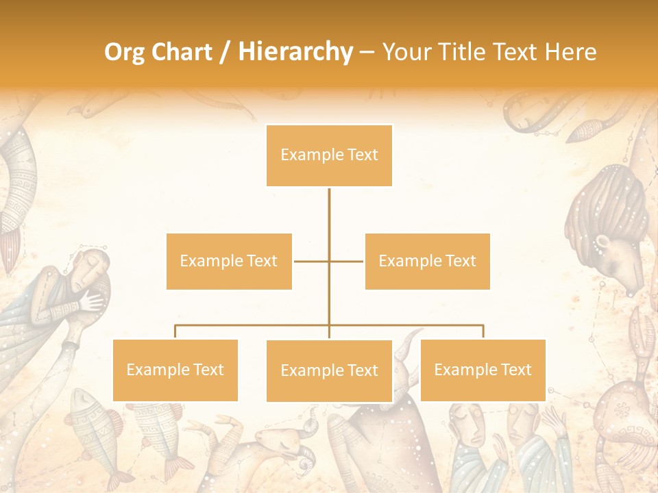 Lion Scales Sign PowerPoint Template