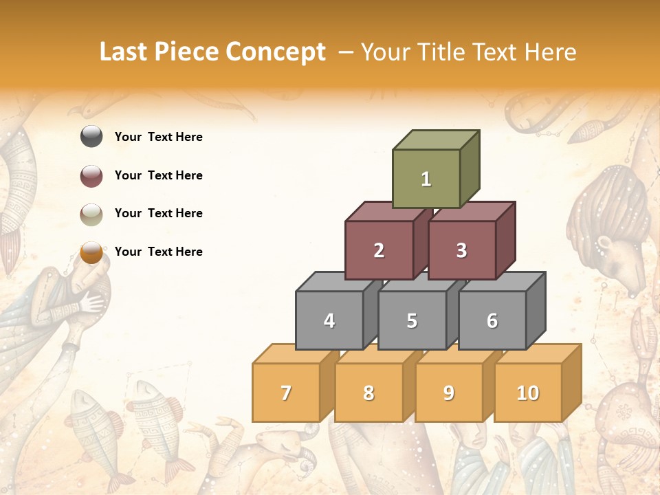 Lion Scales Sign PowerPoint Template