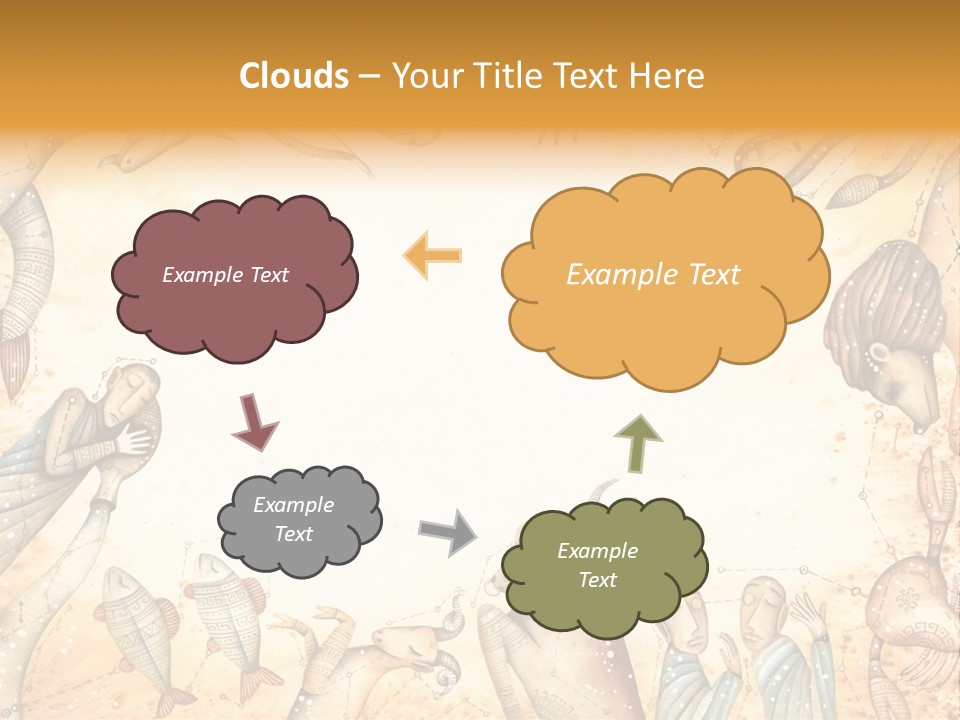 Lion Scales Sign PowerPoint Template