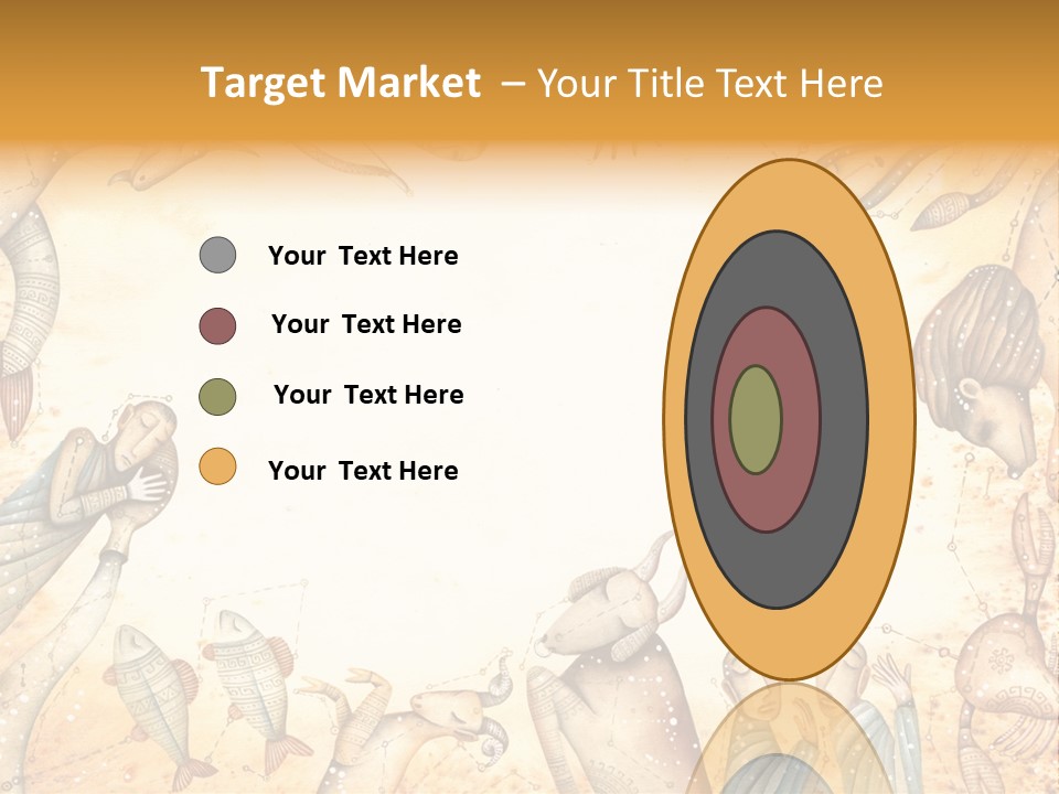 Lion Scales Sign PowerPoint Template