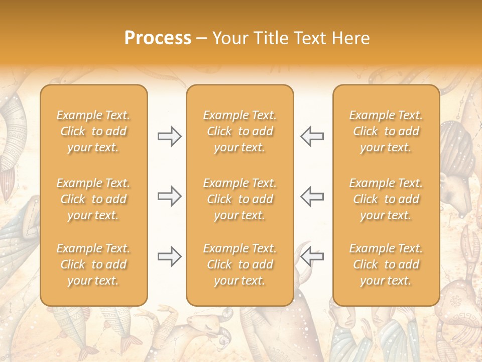 Lion Scales Sign PowerPoint Template