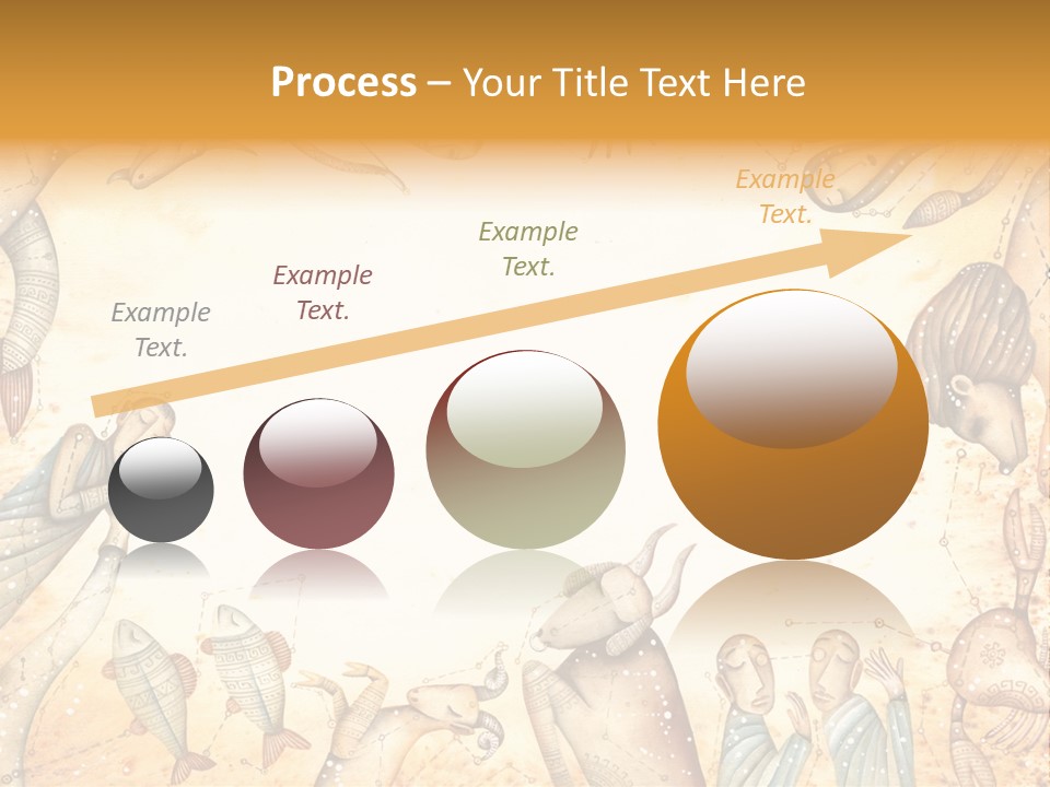 Lion Scales Sign PowerPoint Template