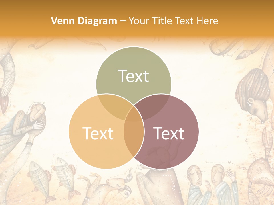 Lion Scales Sign PowerPoint Template