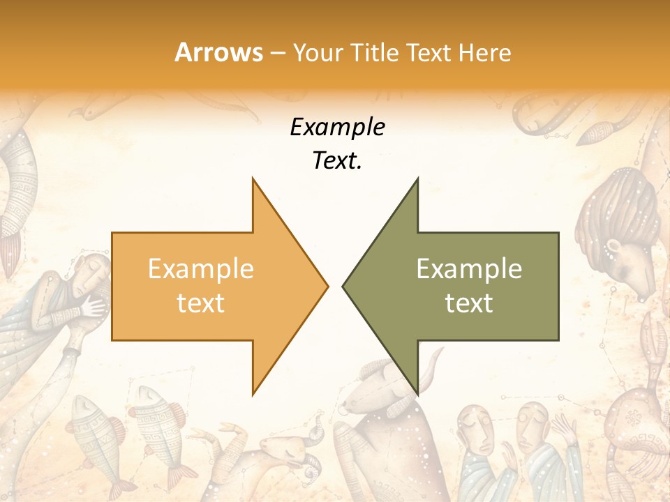 Lion Scales Sign PowerPoint Template