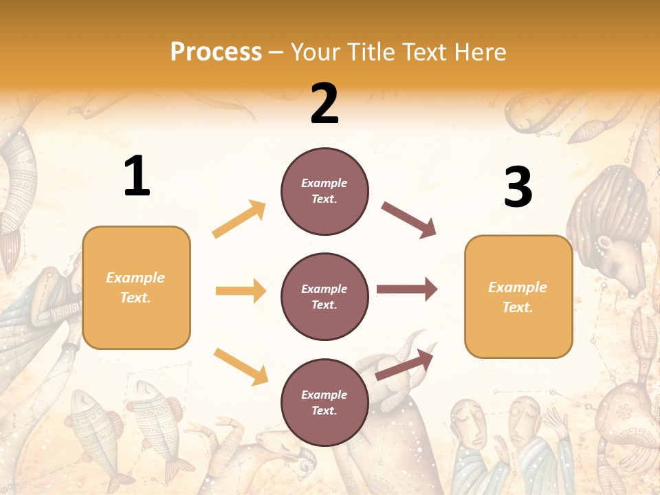 Lion Scales Sign PowerPoint Template