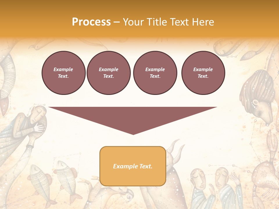 Lion Scales Sign PowerPoint Template