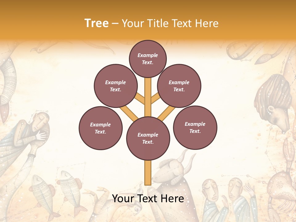 Lion Scales Sign PowerPoint Template