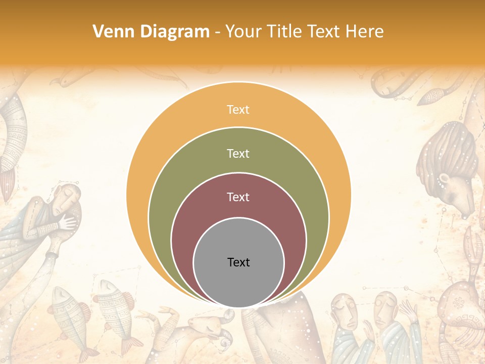 Lion Scales Sign PowerPoint Template