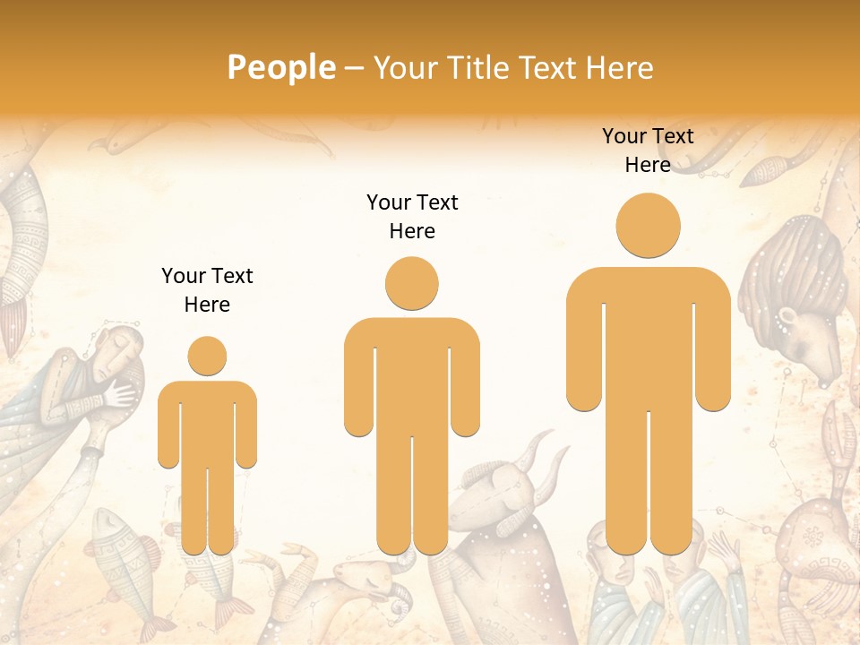 Lion Scales Sign PowerPoint Template