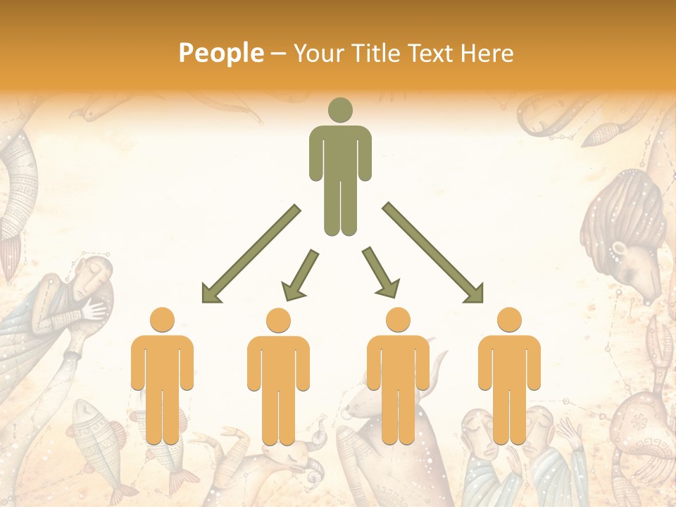 Lion Scales Sign PowerPoint Template