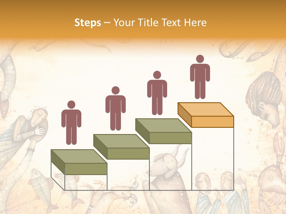 Lion Scales Sign PowerPoint Template