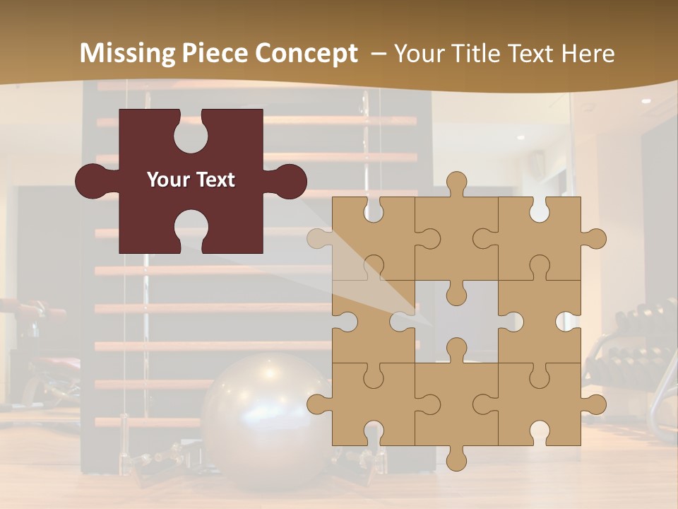 Arm Workout Sport PowerPoint Template