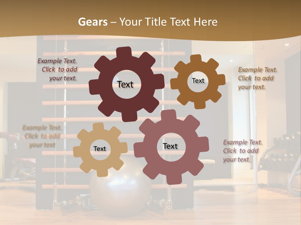 Arm Workout Sport PowerPoint Template