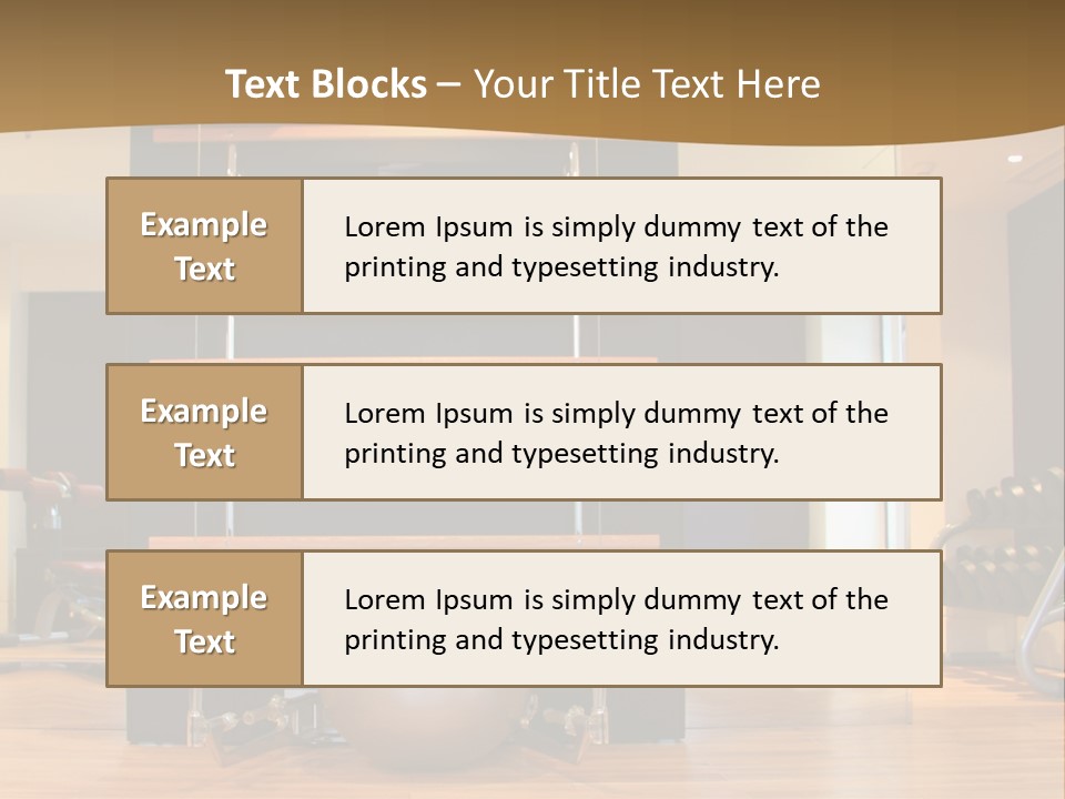 Arm Workout Sport PowerPoint Template