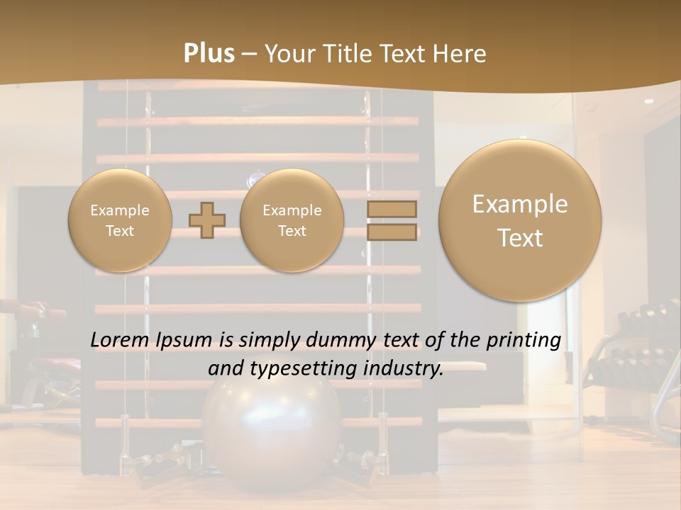 Arm Workout Sport PowerPoint Template