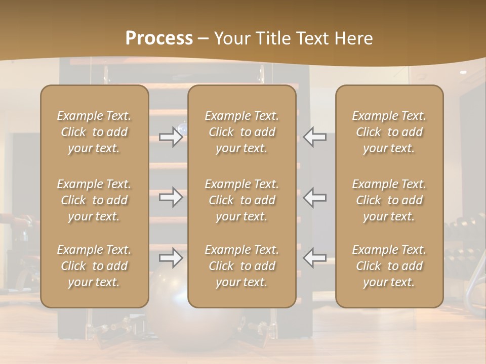 Arm Workout Sport PowerPoint Template