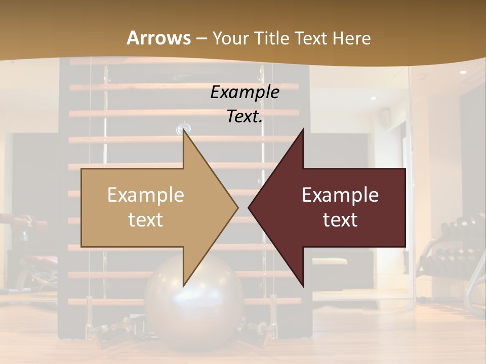 Arm Workout Sport PowerPoint Template