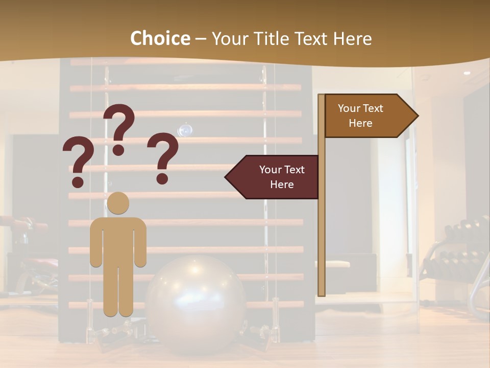 Arm Workout Sport PowerPoint Template