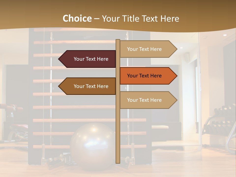 Arm Workout Sport PowerPoint Template