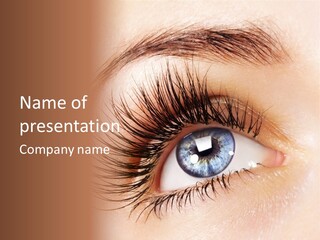 Eye Vision Young PowerPoint Template