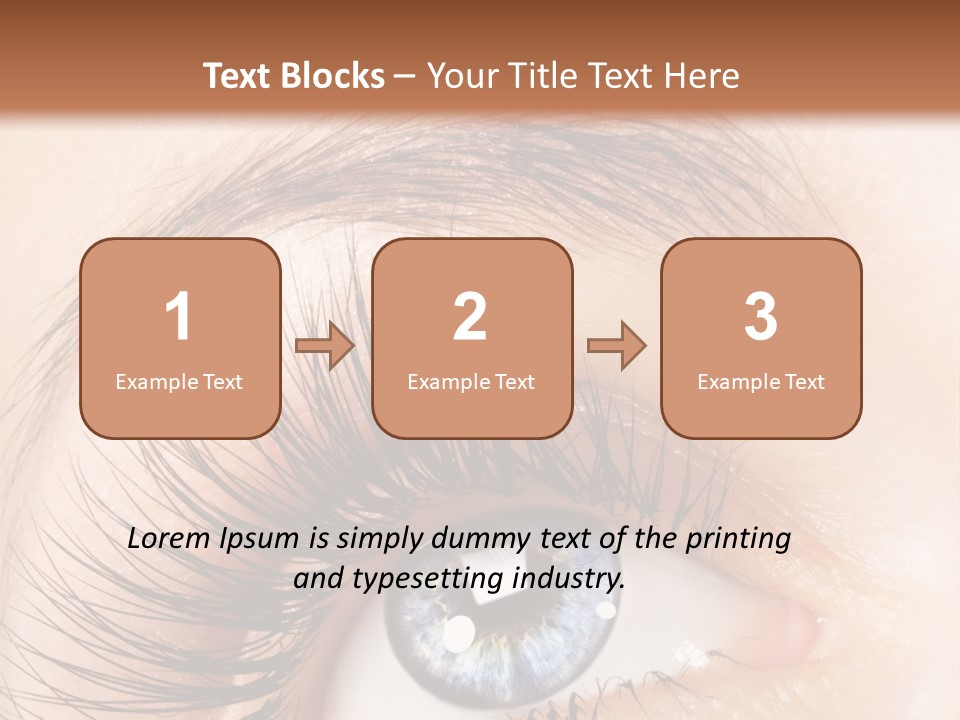 Eye Vision Young PowerPoint Template