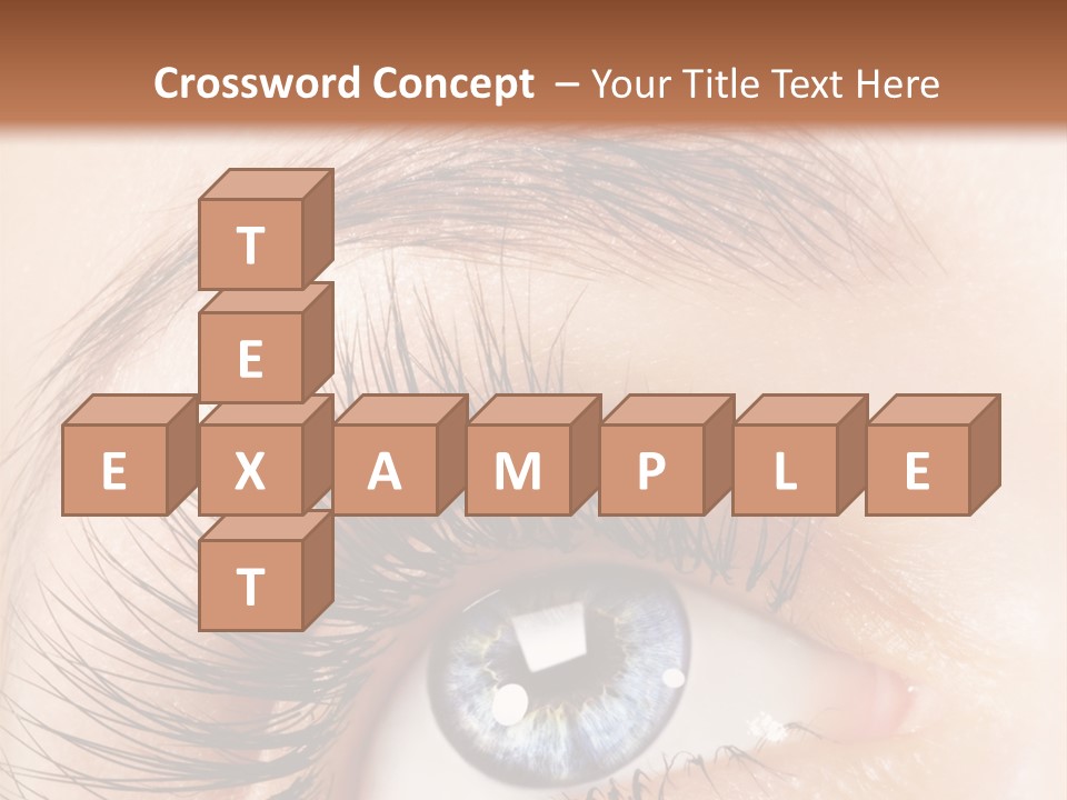 Eye Vision Young PowerPoint Template