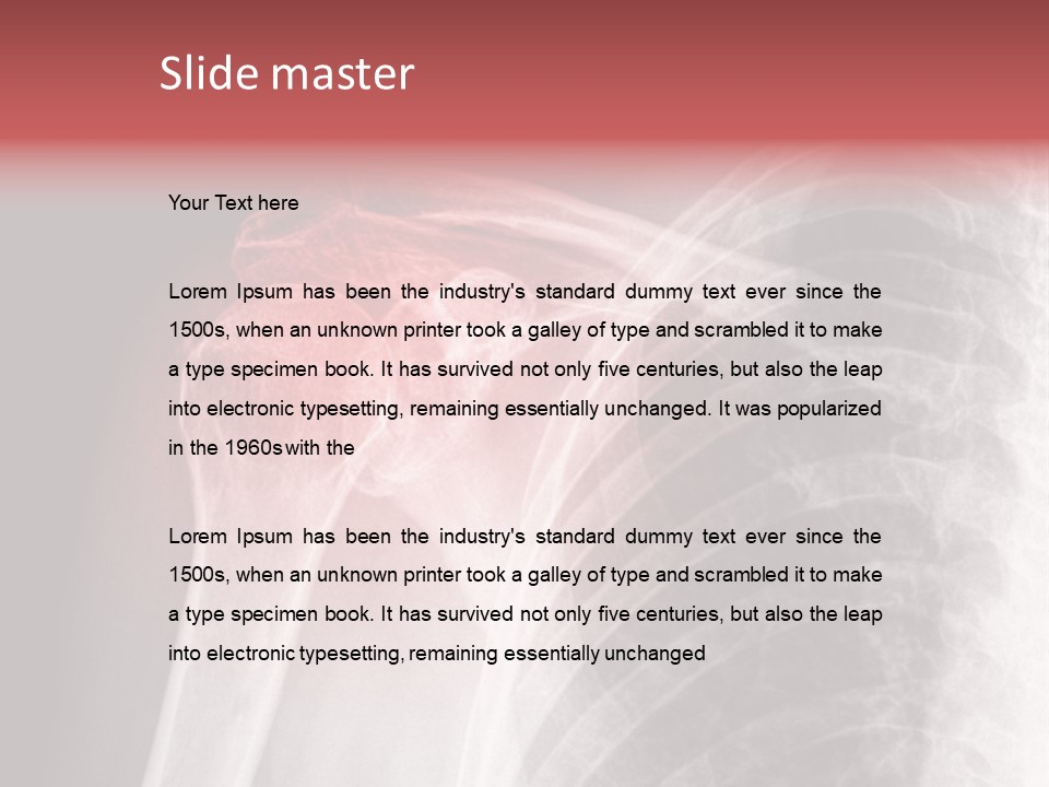 Injury Surgery Biology PowerPoint Template