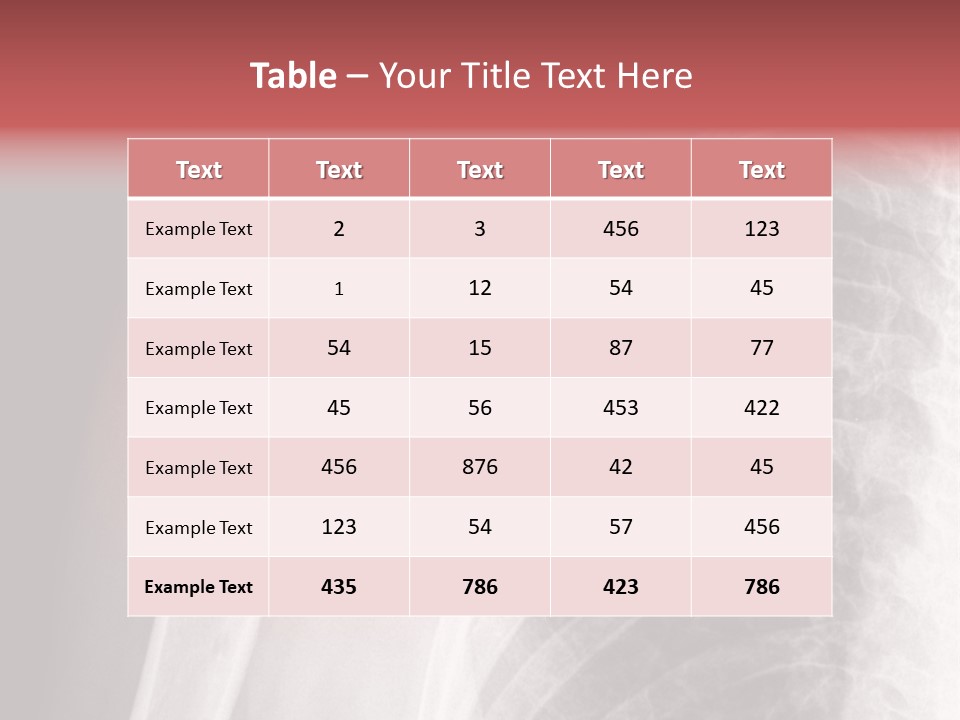 Injury Surgery Biology PowerPoint Template