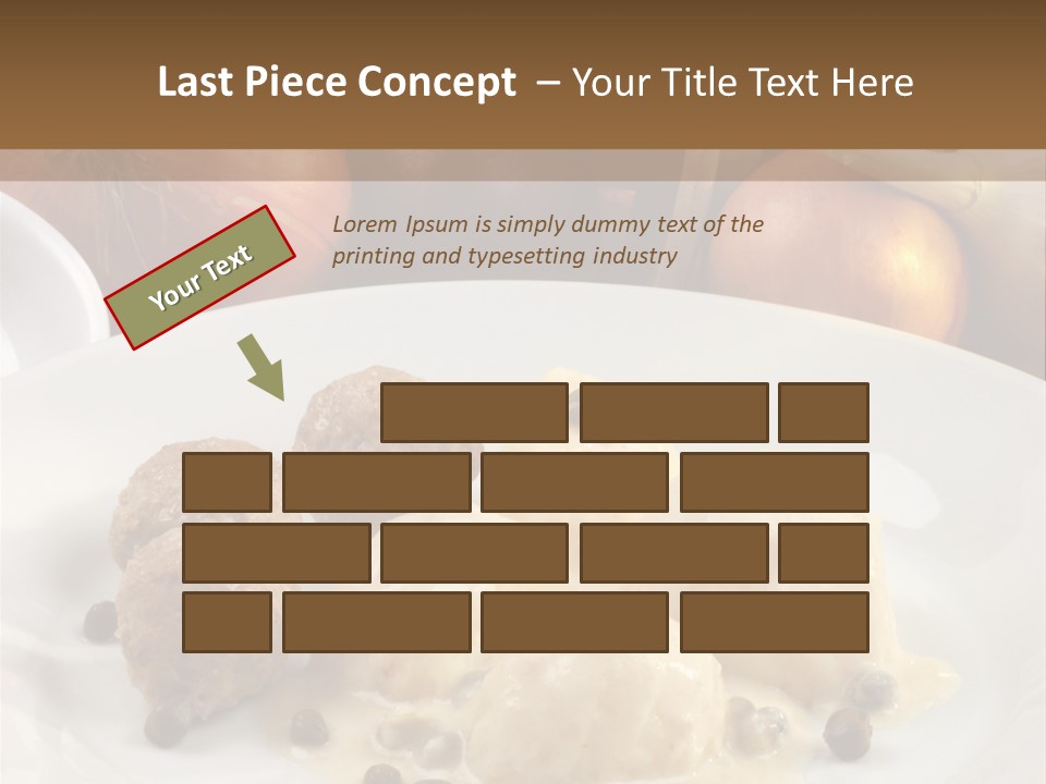 Grill Beef Meat PowerPoint Template