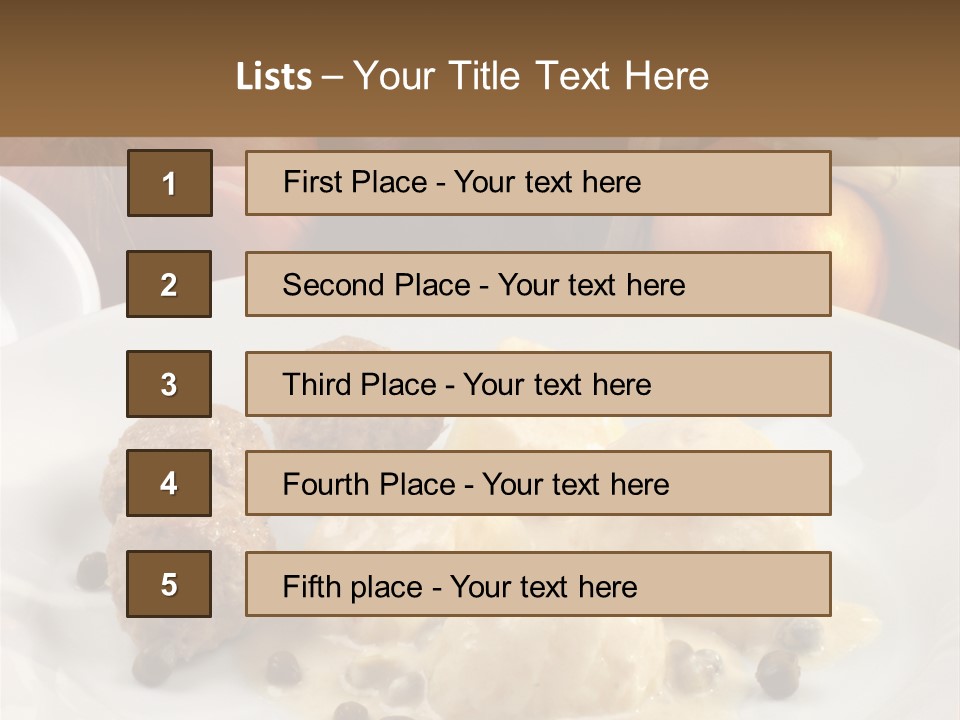 Grill Beef Meat PowerPoint Template