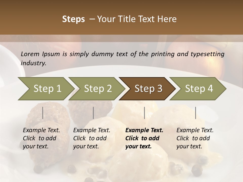 Grill Beef Meat PowerPoint Template