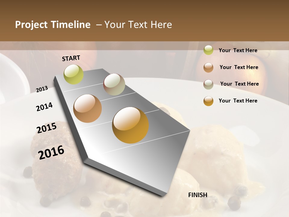 Grill Beef Meat PowerPoint Template