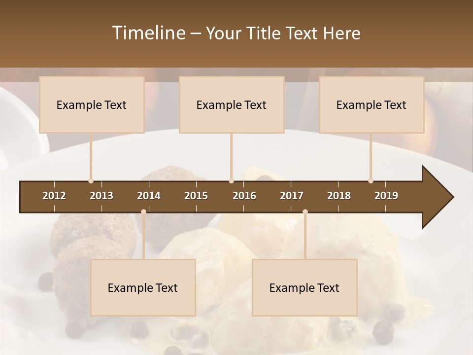Grill Beef Meat PowerPoint Template