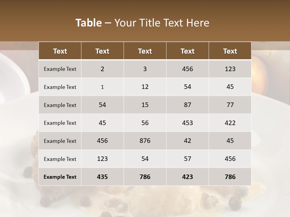 Grill Beef Meat PowerPoint Template