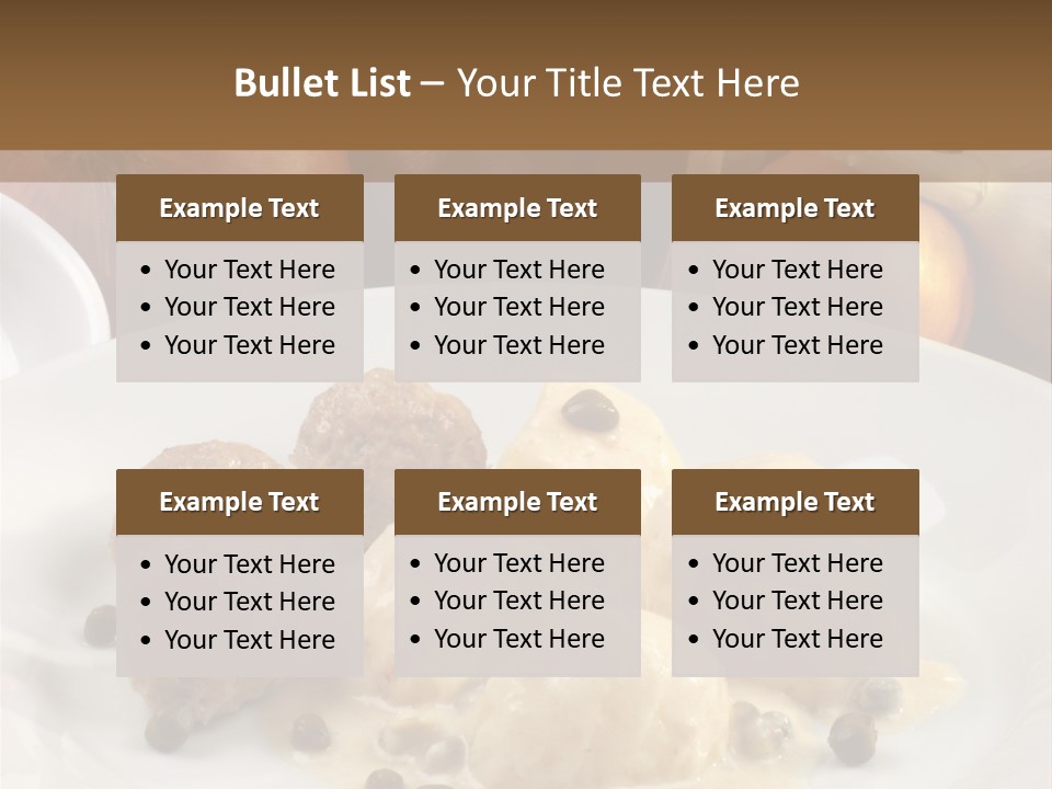 Grill Beef Meat PowerPoint Template