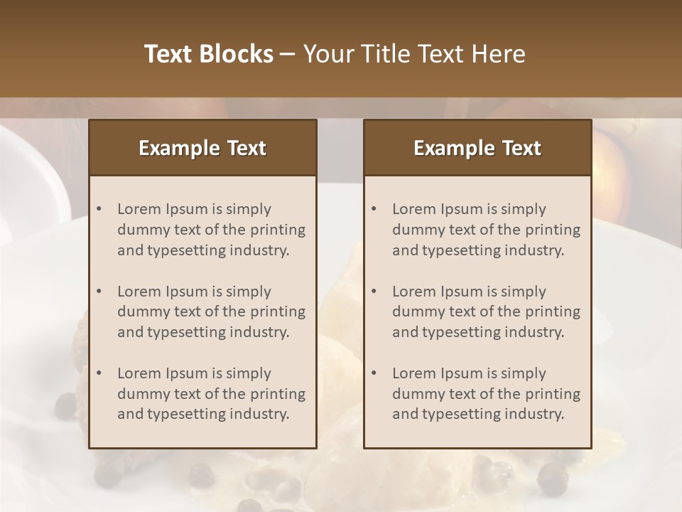 Grill Beef Meat PowerPoint Template