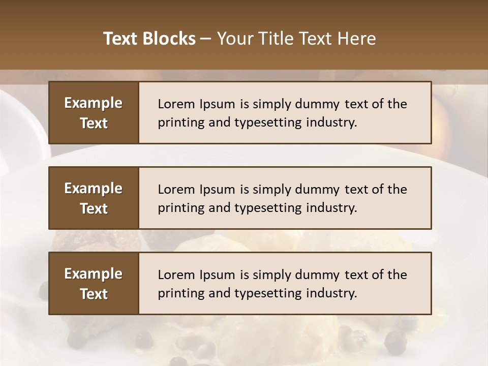 Grill Beef Meat PowerPoint Template