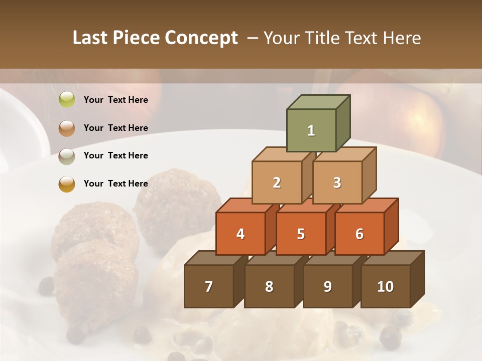 Grill Beef Meat PowerPoint Template