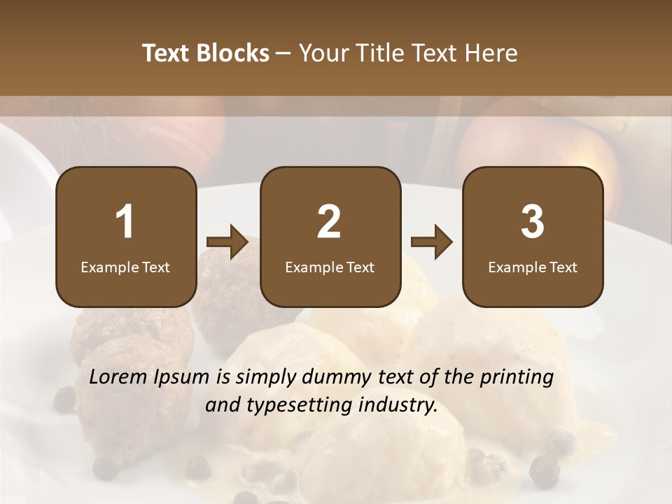 Grill Beef Meat PowerPoint Template