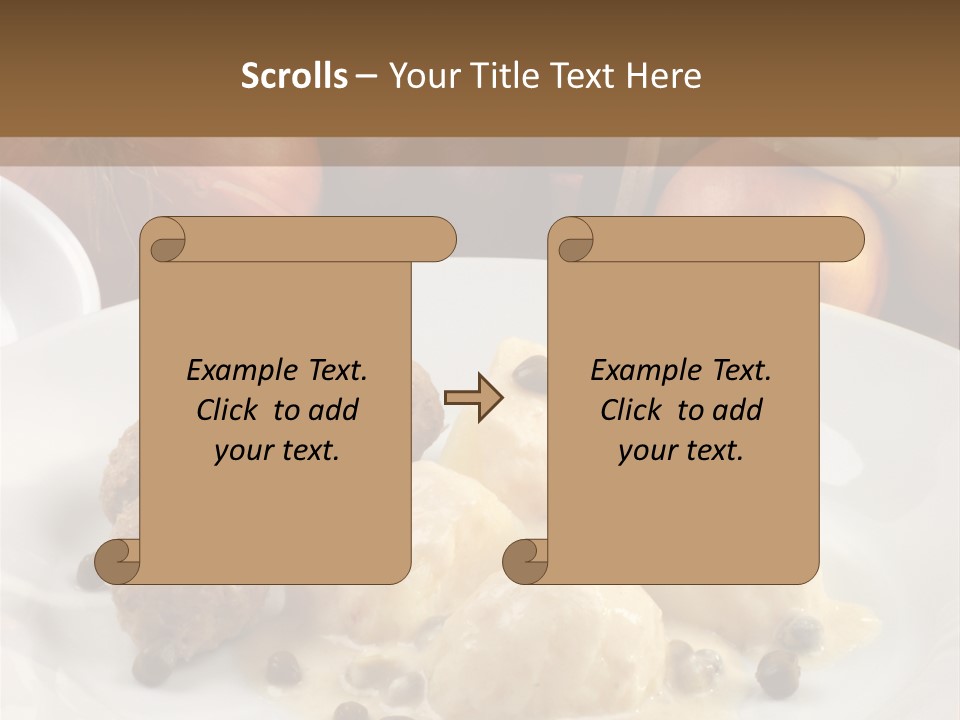 Grill Beef Meat PowerPoint Template