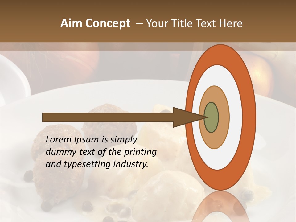 Grill Beef Meat PowerPoint Template