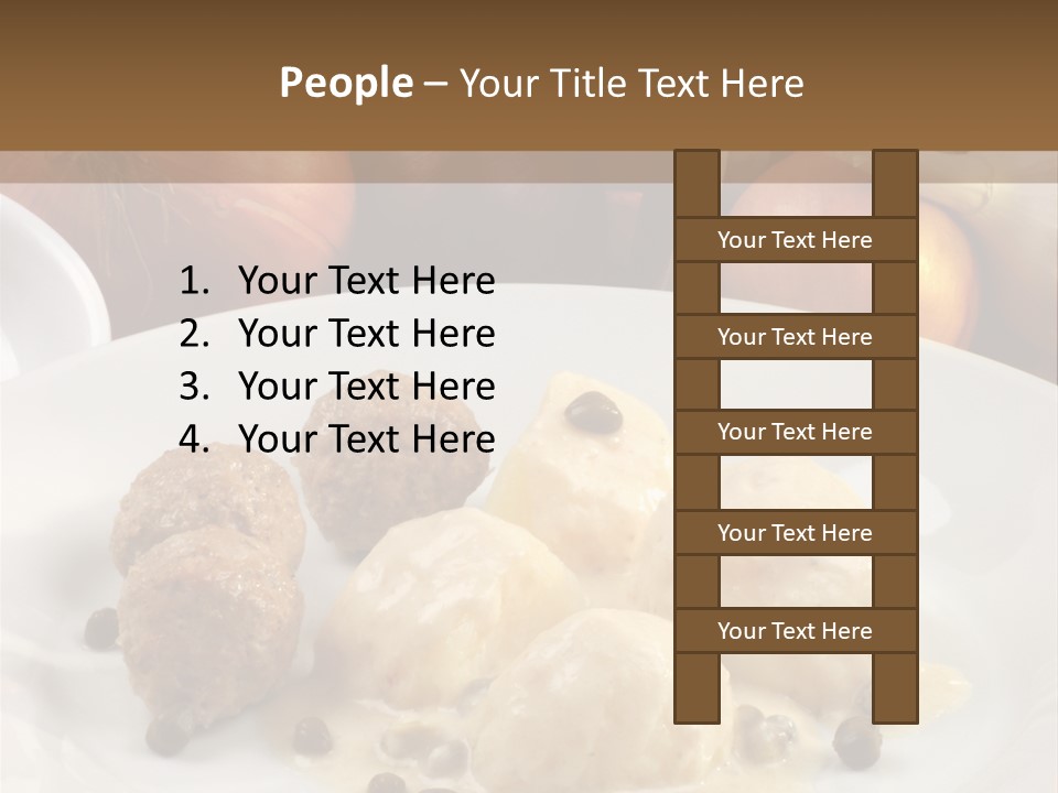 Grill Beef Meat PowerPoint Template