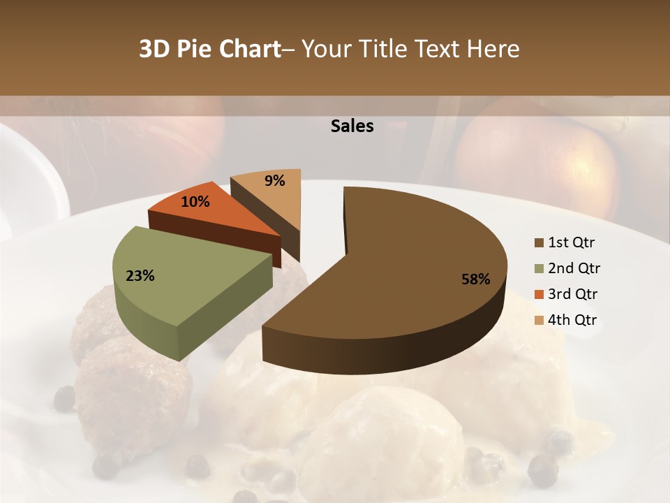 Grill Beef Meat PowerPoint Template