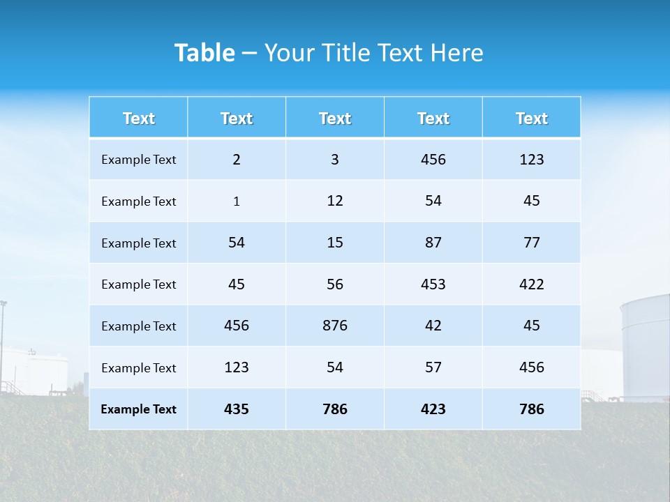 Architecture Energy Chemistry PowerPoint Template