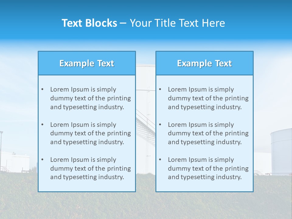 Architecture Energy Chemistry PowerPoint Template