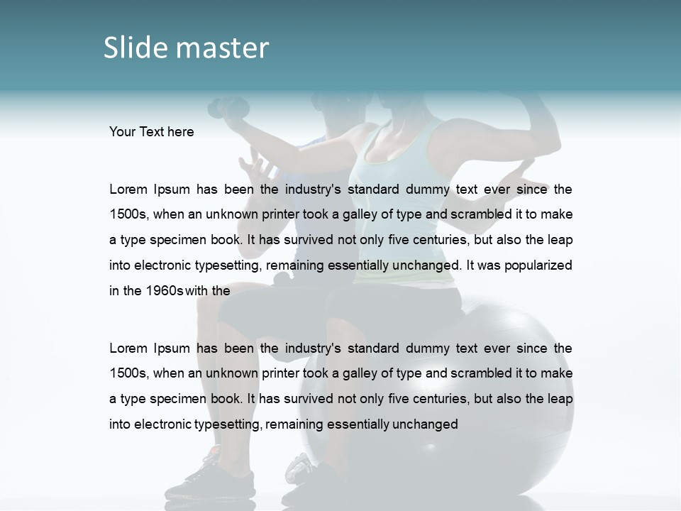 Coach Space Copyspace PowerPoint Template