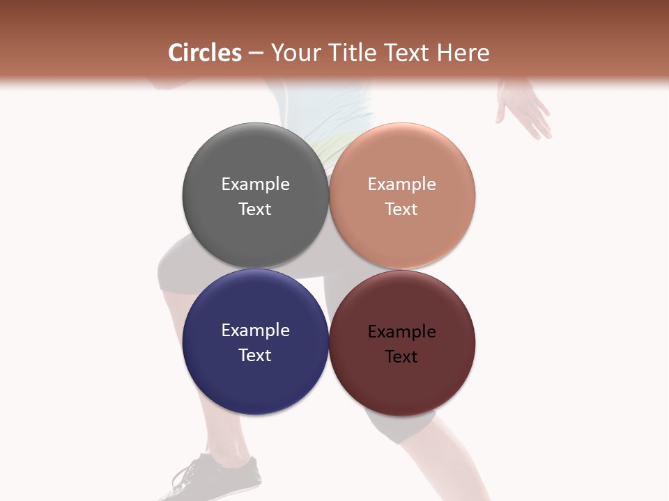 Sportswear Blond Training PowerPoint Template