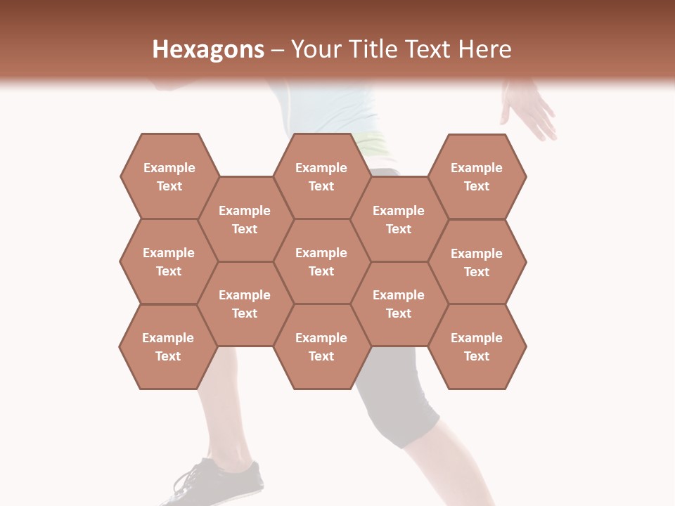 Sportswear Blond Training PowerPoint Template