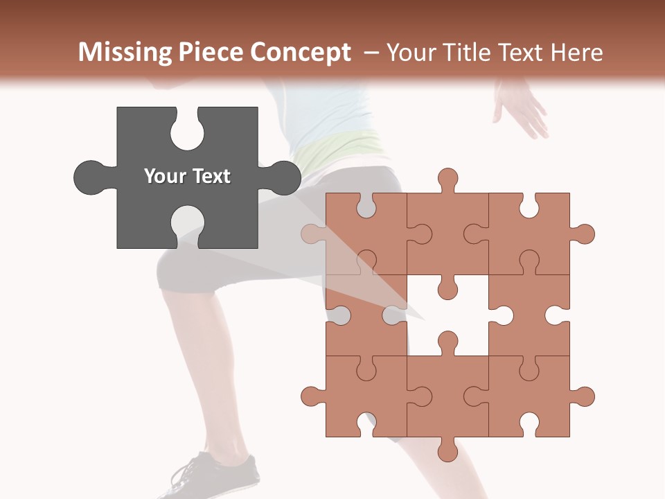 Sportswear Blond Training PowerPoint Template