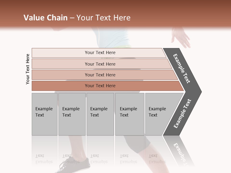 Sportswear Blond Training PowerPoint Template